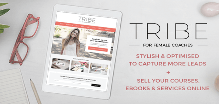 Item cover for download Tribe Coach - Feminine Coaching Business WordPress Theme