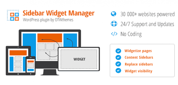 Item cover for download Sidebar & Widget Manager for WordPress