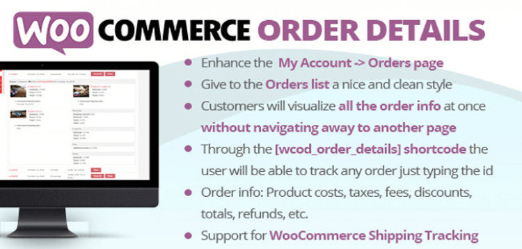 Item cover for download WooCommerce Order Details