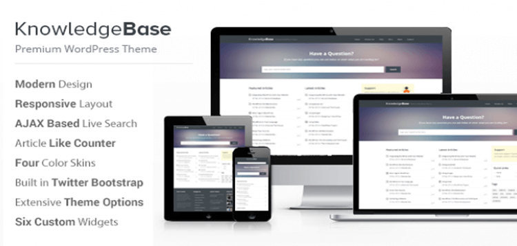 Item cover for download Knowledge Base - A WordPress Wiki Theme