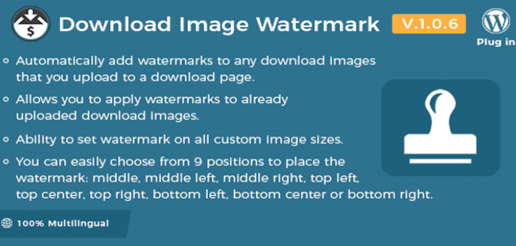 Item cover for download Easy Digital Downloads - Download Image Watermark