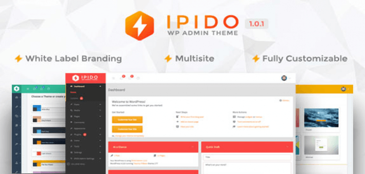 Item cover for download IPIDO - White label WordPress Admin Theme