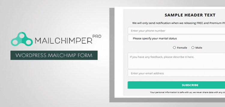 Item cover for download MailChimper PRO - WordPress MailChimp Signup Form Plugin