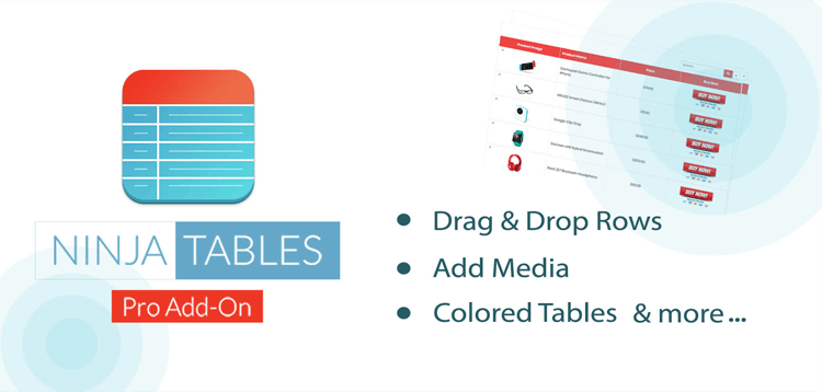 Item cover for download Ninja Tables Pro - The Fastest and Most Diverse WordPress Table Plugin