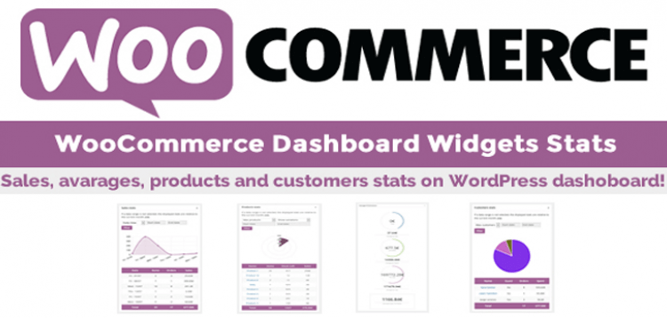 Item cover for download WooCommerce Dashboard Widgets Stats