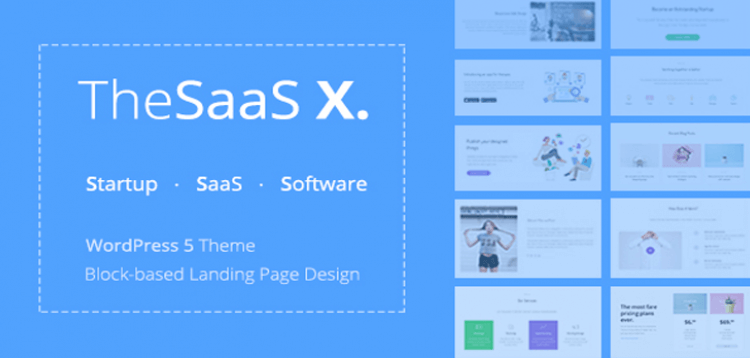 Item cover for download TheSaaS X - Responsive SaaS, Startup  Business WordPress Theme