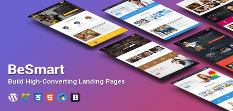 Item cover for download BeSmart High-Converting Landing Page WordPress Theme