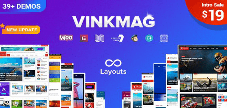 Item cover for download Vinkmag - Multi-concept Creative Newspaper News Magazine WordPress Theme