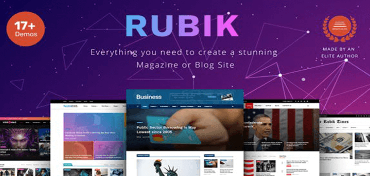 Item cover for download Rubik - A Perfect Theme for Blog Magazine Website