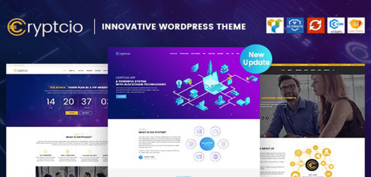 Item cover for download Cryptcio - Innovative WordPress Theme