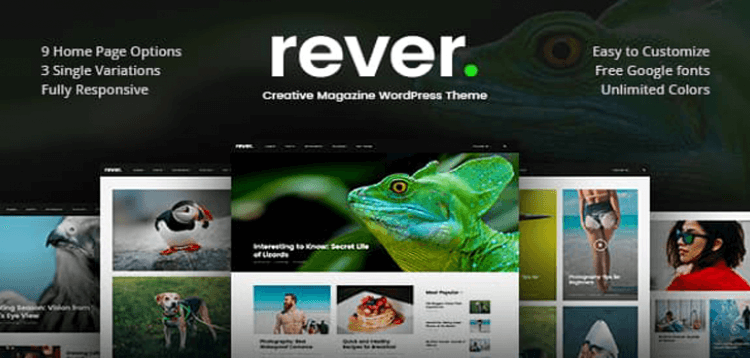 Item cover for download Rever - Clean and Simple WordPress Theme