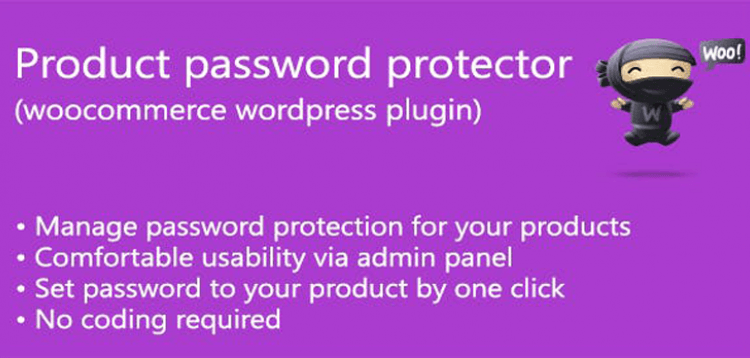 Item cover for download Product password protector (woocommerce)