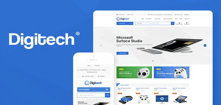Item cover for download Digitech - Technology Theme for WooCommerce WordPress