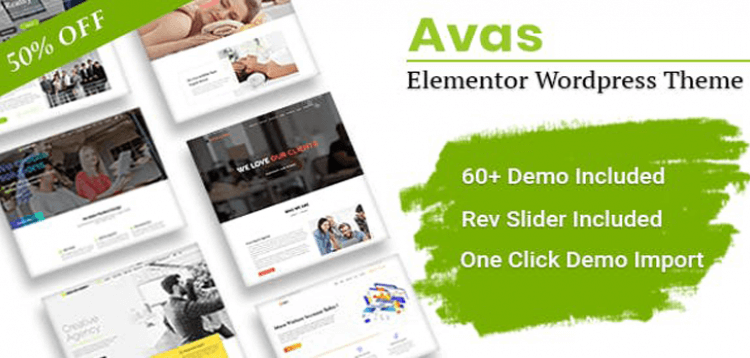Avas | Multi-Purpose Elementor WordPress Theme