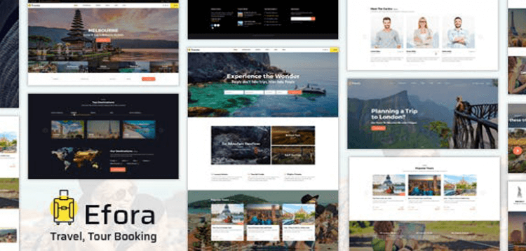 Item cover for download Efora - Travel, Tour Booking and Travel Agency WordPress Theme