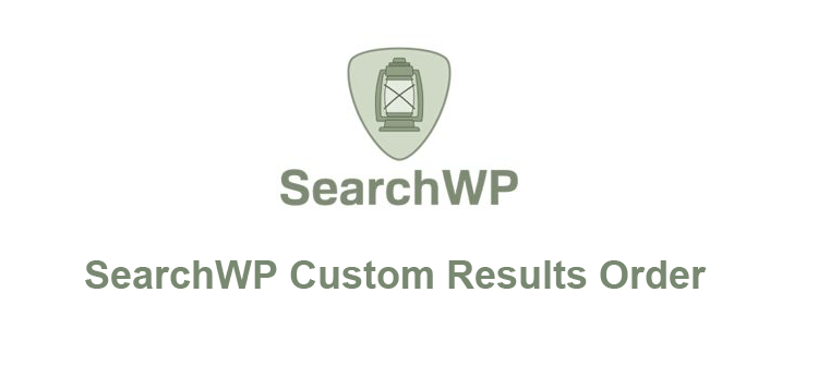 Item cover for download SearchWP Custom Results Order