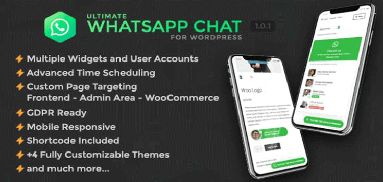 Item cover for download Ultimate WhatsApp Chat Support for WordPress