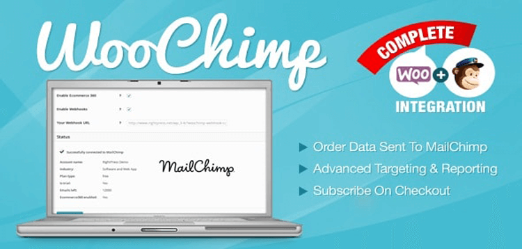 Item cover for download WooChimp - WooCommerce MailChimp Integration