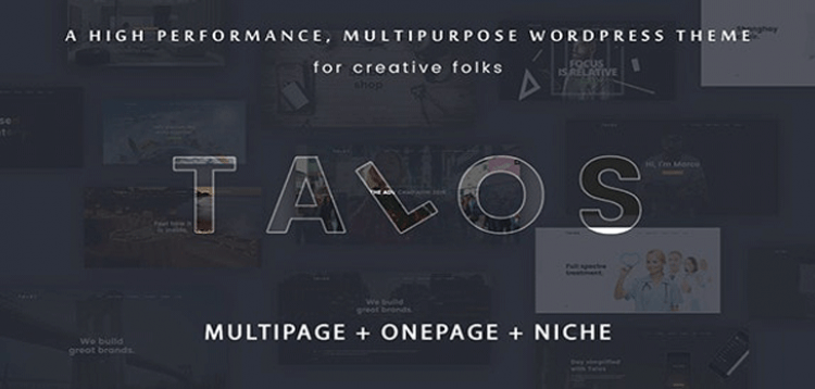 Item cover for download Talos - Creative Multipurpose WordPress Theme