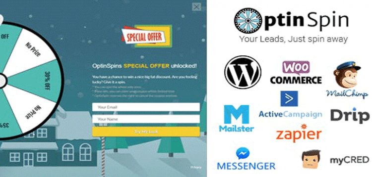 Item cover for download OptinSpin - Fortune Wheel Integrated With WordPress, WooCommerce and Easy Digital Downloads Coupons