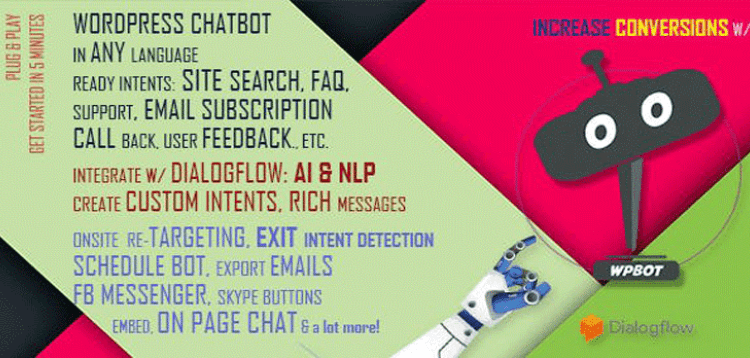 Item cover for download ChatBot for WordPress