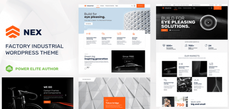 Item cover for download Nex - Factory  Industrial WordPress