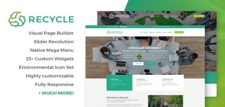 Item cover for download Recycle - Environmental  Green Business WordPress Theme