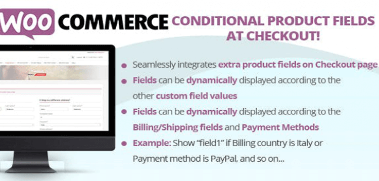 Item cover for download WooCommerce Conditional Product Fields at Checkout