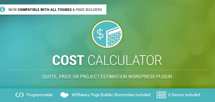 Item cover for download Cost Calculator WordPress Plugin