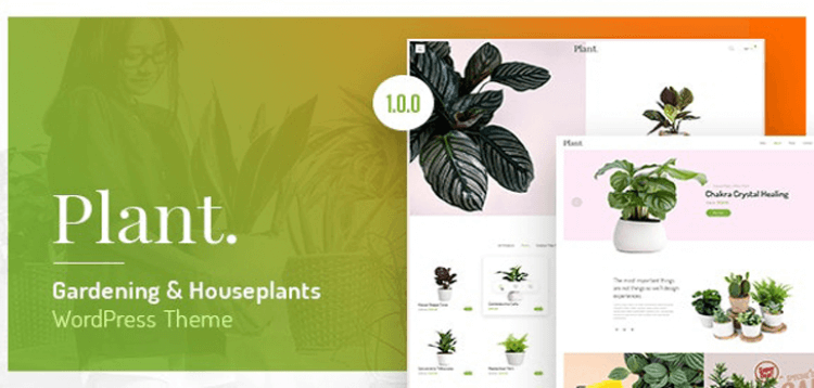 Item cover for download Plant - Gardening  Houseplants WordPress Theme
