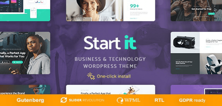 Item cover for download Start It - Technology & Startup WP Theme