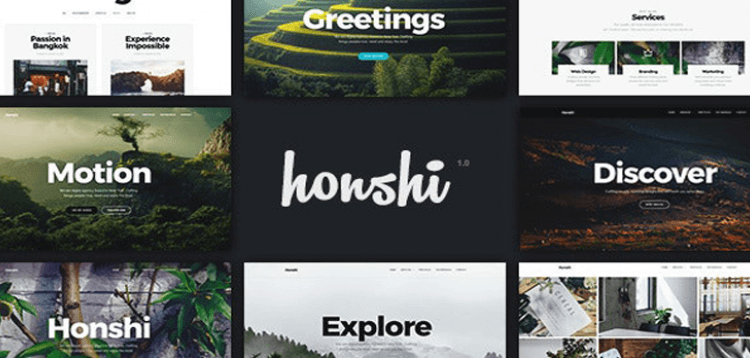 Item cover for download Honshi - WordPress Simple Portfolio Theme