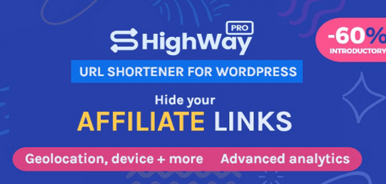 Item cover for download HighWayPro - Ultimate URL Shortener  Link Cloaker for WordPress
