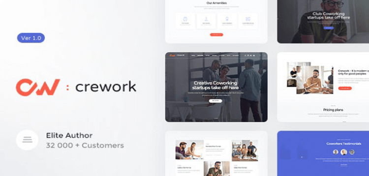 Item cover for download Crework | Coworking and Creative Space WordPress Theme