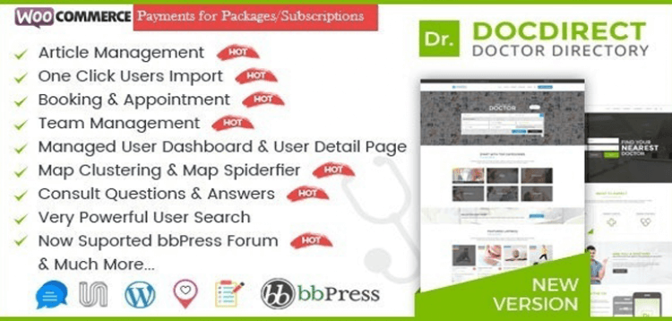 Item cover for download DocDirect - WordPress Theme for Doctors and Healthcare Directory
