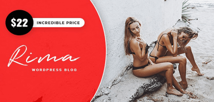 Item cover for download Rima - Personal Blog WordPress Theme