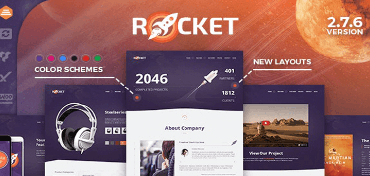 Item cover for download Rocket - Creative Multipurpose WordPress Theme