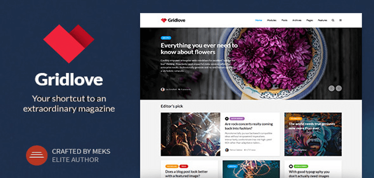 Item cover for download Gridlove - Creative Grid Style News  Magazine WordPress Theme