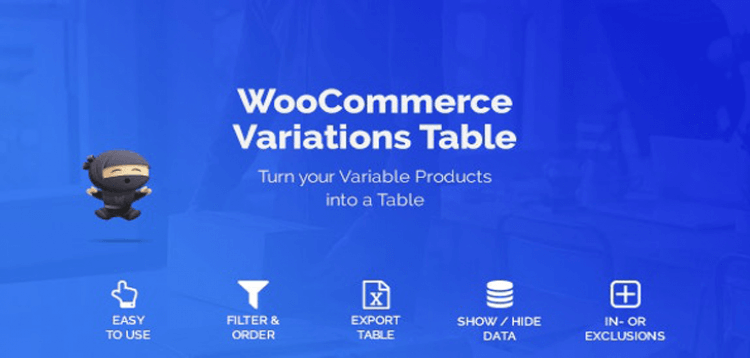 Item cover for download WooCommerce Variations Table