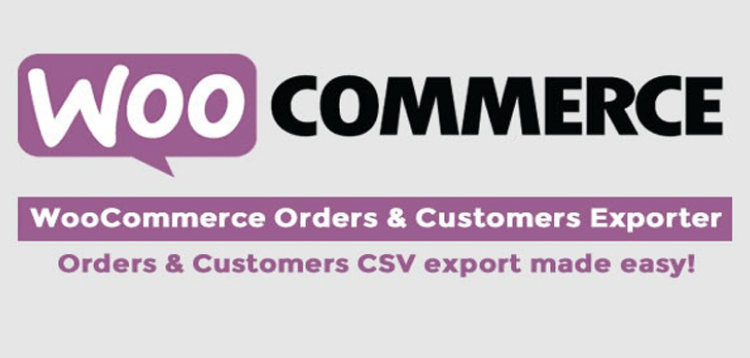 Item cover for download WooCommerce Orders  Customers Exporter