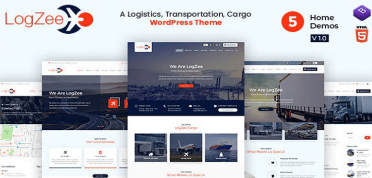 Item cover for download Logzee | Logistics, Transportation, Cargo WordPress Theme