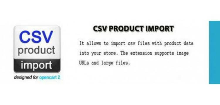 Item cover for download CSV Product Import OpenCart