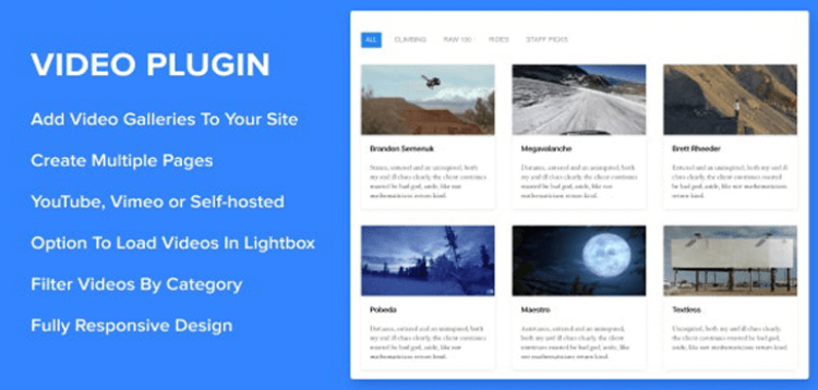 Item cover for download Sortable Video Embed WordPress Plugin