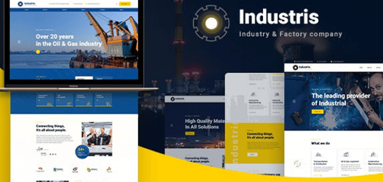 Item cover for download Industris - Factory  Business WordPress Theme