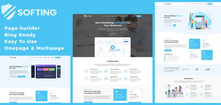 Item cover for download Softing - WordPress Software Landing Page Theme