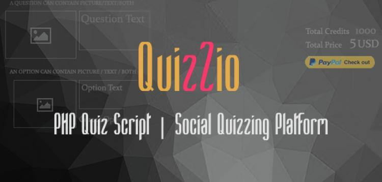 Item cover for download Quizzio - PHP Quiz Website Script | Viral Social Quizzes