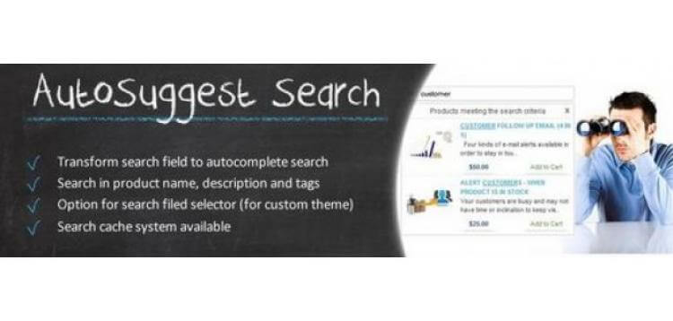 Item cover for download AutoSuggest Search OpenCart