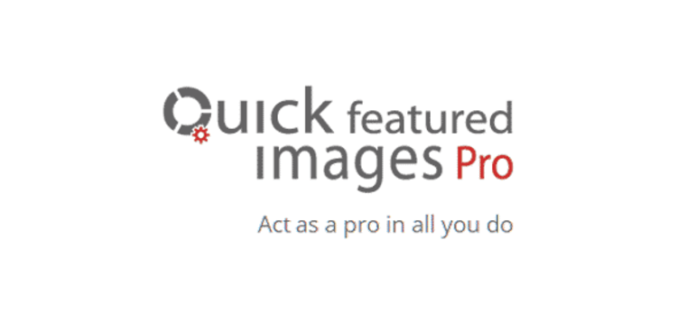Item cover for download Quick Featured Images Pro
