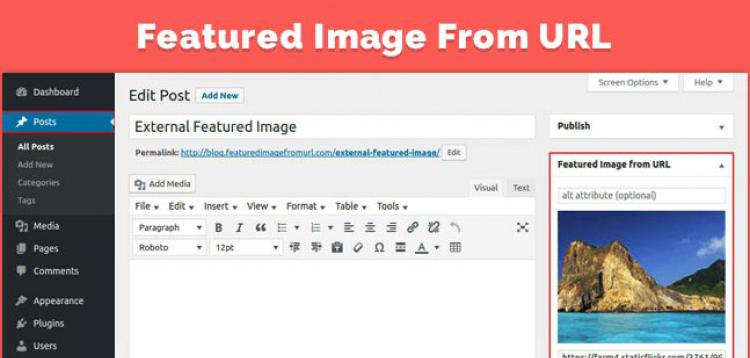 Item cover for download Featured Image from URL Premium