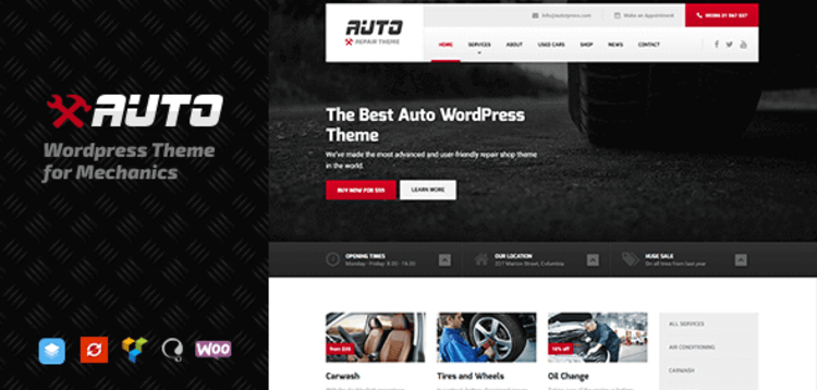 Item cover for download AUTO – IDEAL CAR MECHANIC AND AUTO REPAIR TEMPLATE FOR WORDPRESS